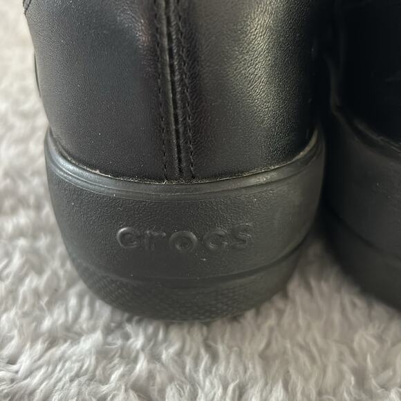CROCS leather clogs black - Picture 4 of 10